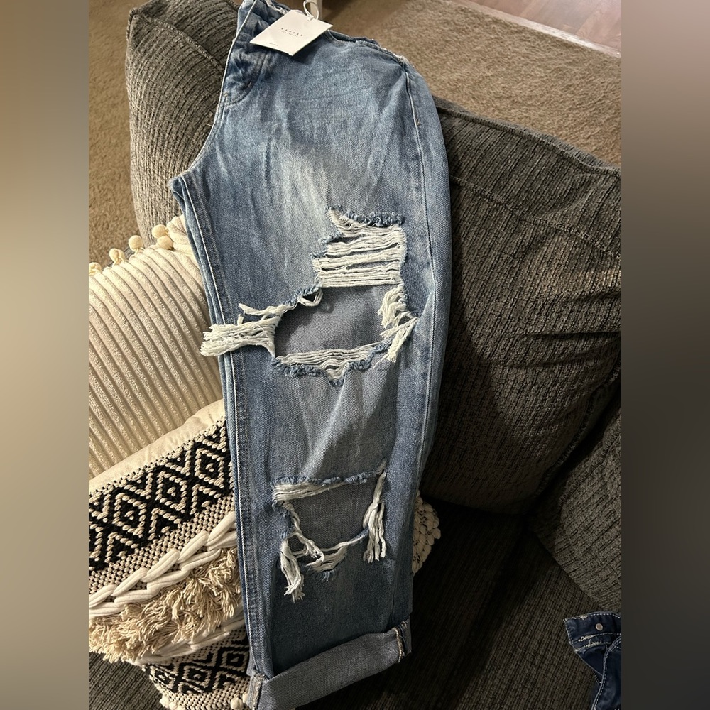 Kancan baggy crop jeans